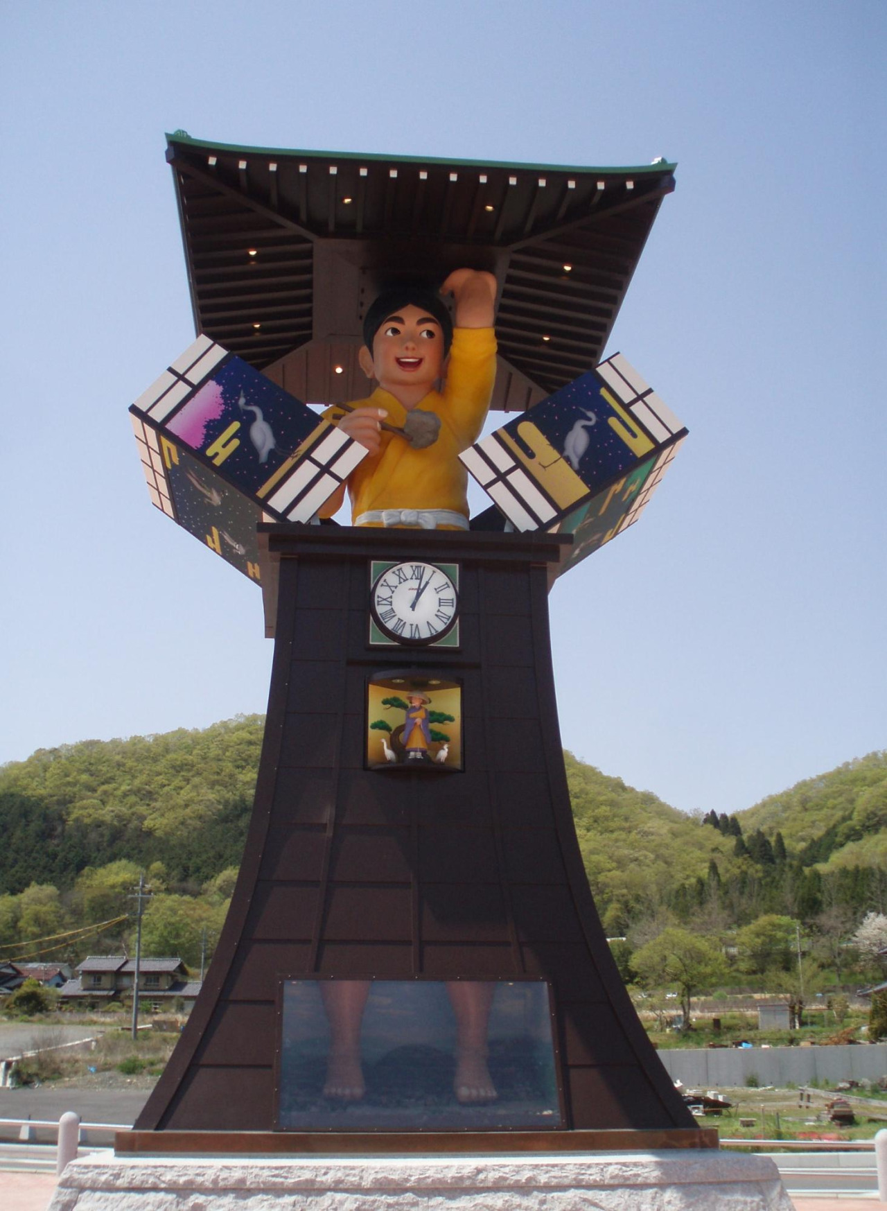 湯郷温泉 からくり時計